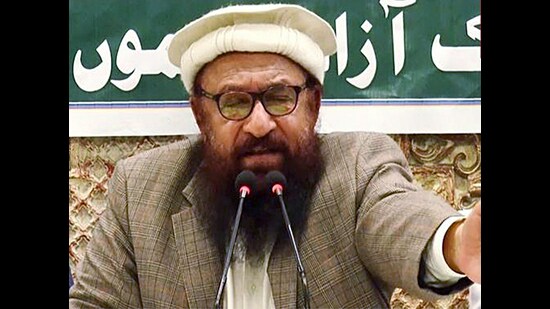Abdul Rehman Makki was frequently seen with HafizSaeed addressing gatherings where he called for jihad against India in the name of Kashmir till Pakistani authorities began cracking down on the LeT (File Photo)