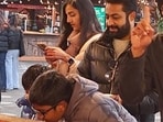 Jr NTR was spotted with his family at Hyde Park's Winter Wonderland.