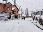 View of an area after fresh snowfall, in Lahaul Spiti district, Himachal Pradesh View of an area after fresh snowfall, in Lahaul Spiti district, Himachal Pradesh