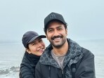 Katrina Kaif shared a new picture with Vicky Kaushal on her Instagram. Katrina Kaif shared a new picture with Vicky Kaushal on her Instagram.