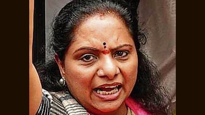 Bharat Rashtra Samithi (BRS) leader K Kavitha (PTI) Bharat Rashtra Samithi (BRS) leader K Kavitha (PTI)