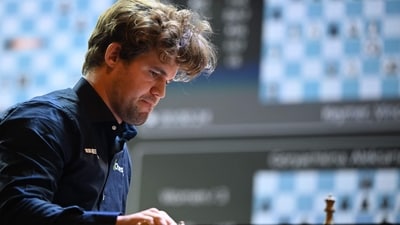 Magnus Carlsen, the Norway's chess grandmaster, stated that he will not challenge the ruling, stating: “Honestly, I am too old at this point to care too much.” (AFP) Magnus Carlsen, the Norway's chess grandmaster, stated that he will not challenge the ruling, stating: “Honestly, I am too old at this point to care too much.” (AFP)