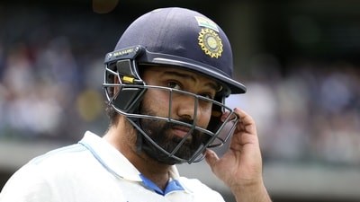 India's Rohit Sharma prepares to bat on the second day of the fourth cricket Test match between Australia and India at the Melbourne Cricket Ground (MCG) (AFP) India's Rohit Sharma prepares to bat on the second day of the fourth cricket Test match between Australia and India at the Melbourne Cricket Ground (MCG) (AFP)
