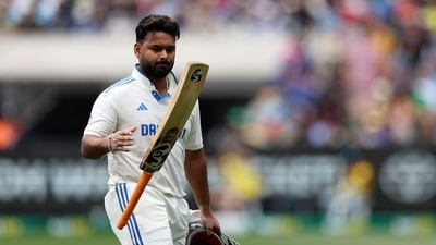 India's Rishabh Pant leaves the field after being dismissed on the third day of the fourth cricket Test match against Australia (AFP) India's Rishabh Pant leaves the field after being dismissed on the third day of the fourth cricket Test match against Australia (AFP)