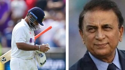 Sunil Gavaskar criticises Rishabh Pant's dismissal in the first innings of the Melbourne Test against Australia. (AP/File) Sunil Gavaskar criticises Rishabh Pant's dismissal in the first innings of the Melbourne Test against Australia. (AP/File)