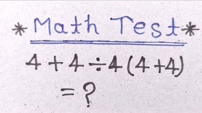 A tricky math puzzle shared on X left many stumped. (X/@brainyquiz_) A tricky math puzzle shared on X left many stumped. (X/@brainyquiz_)