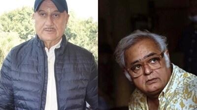 Anupam Kher has disagreed with Hansal Mehta's tweet on his film. Anupam Kher has disagreed with Hansal Mehta's tweet on his film.