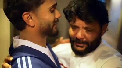 India batter Nitish Reddy at his emotional meeting with father Mutalya after scoring his maiden century in the MCG Test against Australia on Saturday (ANI) India batter Nitish Reddy at his emotional meeting with father Mutalya after scoring his maiden century in the MCG Test against Australia on Saturday (ANI)