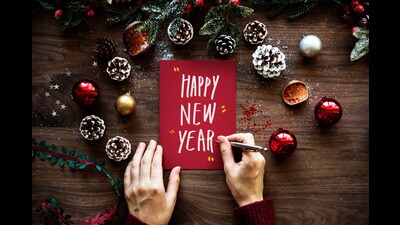 New Year season rekindles memories of handwritten greeting cards that have faded forever. (Shutterstock)