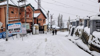 View of an area after fresh snowfall, in Lahaul Spiti district, Himachal Pradesh (PTI) View of an area after fresh snowfall, in Lahaul Spiti district, Himachal Pradesh (PTI)