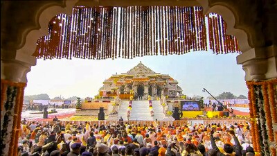 The push for faster progress of Ram temple premises will resume from January’s first week, (PTI)