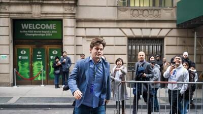 World No.1 Magnus Carlsen at the World Rapid and Blitz Tournament. (FIDE) World No.1 Magnus Carlsen at the World Rapid and Blitz Tournament. (FIDE)