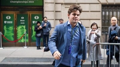 World No.1 Magnus Carlsen at the World Rapid and Blitz Tournament. (FIDE)