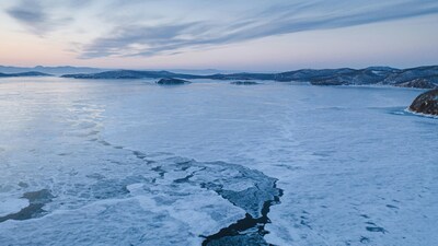 The dog had left a trail of paw prints in the snow covering the frozen lake. (Representational Image/Pexel) The dog had left a trail of paw prints in the snow covering the frozen lake. (Representational Image/Pexel)