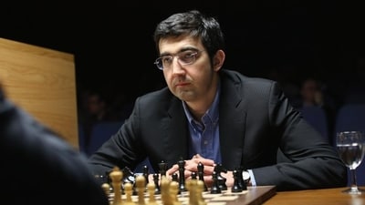 Vladimir Kramnik is known for his outspoken personality. (Getty Images)