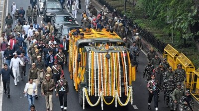 On Friday evening, the Union home ministry said that the government will set aside funds for a monument honouring former Prime Minister Manmohan Singh. (Hindustan Times) On Friday evening, the Union home ministry said that the government will set aside funds for a monument honouring former Prime Minister Manmohan Singh. (Hindustan Times)