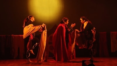 A play- Karn was staged at SNA (Photos: Rakesh Sinha) A play- Karn was staged at SNA (Photos: Rakesh Sinha)