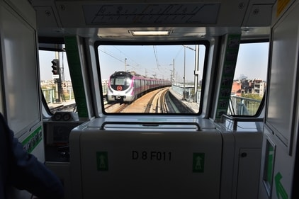 Delhi Metro's Magenta Line introduced 29 driverless trains this year. (Photo: Raj K Raj/HT) Delhi Metro's Magenta Line introduced 29 driverless trains this year. (Photo: Raj K Raj/HT)