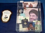 FILE PHOTO: Documents, letters and photographs the Israeli army says belonged to the Lebanese militant group Hezbollah, and were seized by the army during its ground operation in south Lebanon, are displayed to the media on December 23, 2024, in a northern Israeli military base. FILE PHOTO: Documents, letters and photographs the Israeli army says belonged to the Lebanese militant group Hezbollah, and were seized by the army during its ground operation in south Lebanon, are displayed to the media on December 23, 2024, in a northern Israeli military base.
