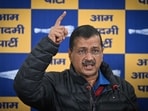 Arvind Kejriwal, National Convenor of Aam Admi Party, addressing a press conference at party headquarters in New Delhi.