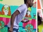 A Mumbai animal activist thrashed a pet sitter for beating a German Shepherd with a belt. A Mumbai animal activist thrashed a pet sitter for beating a German Shepherd with a belt.