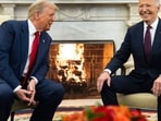 Outgoing President Joe Biden meets with President-elect Donald Trump in the Oval Office of the White House, Wednesday, Nov. 13, 2024, in Washington. (AP Photo/Evan Vucci, File) Outgoing President Joe Biden meets with President-elect Donald Trump in the Oval Office of the White House, Wednesday, Nov. 13, 2024, in Washington. (AP Photo/Evan Vucci, File)