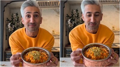 Tan France recently shared his special recipe of gajar halwa. (Instagram/@tanfrance) Tan France recently shared his special recipe of gajar halwa. (Instagram/@tanfrance)