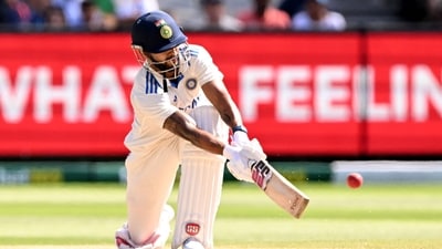 Nitish Kumar Reddy added nine more runs to his maiden ton on Day 4 of the ongoing fourth Border-Gavaskar Trophy Test match, in Melbourne on Sunday. The all-rounder reached 114 off 189 balls, before falling to Nathan Lyon, which also ended India’s innings. (AFP) Nitish Kumar Reddy added nine more runs to his maiden ton on Day 4 of the ongoing fourth Border-Gavaskar Trophy Test match, in Melbourne on Sunday. The all-rounder reached 114 off 189 balls, before falling to Nathan Lyon, which also ended India’s innings. (AFP)