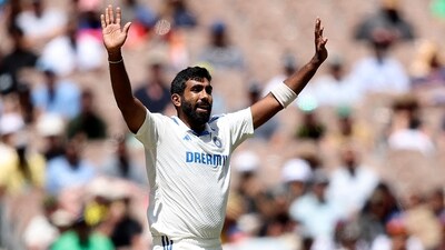 India's Jasprit Bumrah appeals for LBW on day four of the fourth cricket Test match between Australia and India at the Melbourne Cricket Ground (AFP)