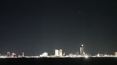 YouTuber shares footage of ‘eerie’ drones flying ‘in deliberate formations’ in New Jersey (CJ Faison/YouTube)