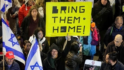 Hostages held in Gaza were subjected to torture, including sexual and psychological abuse claimed an Israeli report (AFP)