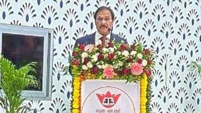 Supreme Court judge justice Prashant Kumar Mishra at a national council meeting of the Akhil Bharatiya Adhivakta Parishad (@AdhivaktaP/X) Supreme Court judge justice Prashant Kumar Mishra at a national council meeting of the Akhil Bharatiya Adhivakta Parishad (@AdhivaktaP/X)