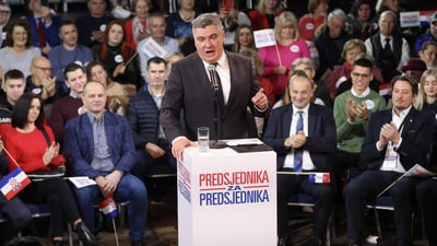 On Sunday, Croatians cast ballots to choose a new president, and according to opinion surveys, the outspoken incumbent Zoran Milanovic is the front-runner. (AFP) On Sunday, Croatians cast ballots to choose a new president, and according to opinion surveys, the outspoken incumbent Zoran Milanovic is the front-runner. (AFP)