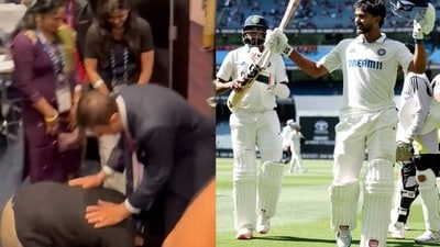 Nitish Kumar Reddy's father opens up on meeting Sunil Gavaskar on Sunday Nitish Kumar Reddy's father opens up on meeting Sunil Gavaskar on Sunday