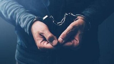 Arrested computer hacker and cyber criminal with handcuffs, close up of hands (Getty Images/ only for representation)