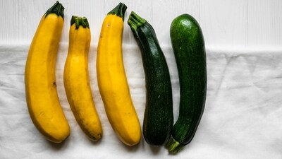 For Alia Bhatt's 'south Indian-style zucchini sabzi', you need 1 diced zucchini, 1/2 tablespoon oil, 1/4 tablespoon black mustard seeds, 1/4 teaspoon asafoetida, a few curry leaves, 1 cut green chilli, 1/2 teaspoon coriander powder, 1/4 teaspoon jeera powder, 1/4 teaspoon fennel powder, 1/4 teaspoon amchur powder, fresh coriander and some grated coconut. (Representative photo: Pexels) For Alia Bhatt's 'south Indian-style zucchini sabzi', you need 1 diced zucchini, 1/2 tablespoon oil, 1/4 tablespoon black mustard seeds, 1/4 teaspoon asafoetida, a few curry leaves, 1 cut green chilli, 1/2 teaspoon coriander powder, 1/4 teaspoon jeera powder, 1/4 teaspoon fennel powder, 1/4 teaspoon amchur powder, fresh coriander and some grated coconut. (Representative photo: Pexels)
