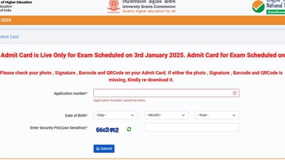 NTA has released UGC NET admit card for January 3 exam NTA has released UGC NET admit card for January 3 exam