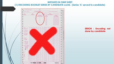The first thing to ensure is you have wrritten and encoded the correct booklet seris. (UPSC website) The first thing to ensure is you have wrritten and encoded the correct booklet seris. (UPSC website)