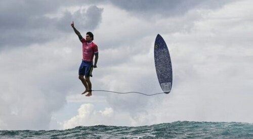 Brazilian surfer Gabriel Medina's ‘incredible’ photo from Paris Olympics Brazilian surfer Gabriel Medina's ‘incredible’ photo from Paris Olympics