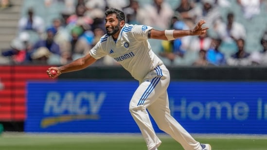 India's Jasprit Bumrah during the second innings at MCG (AP)