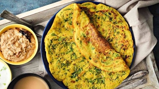 Sprout cheela recipe: Blend sprouted moong or lentils with spices and enjoy with chutney or hung curd. (Representative picture: Pinterest)