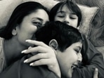 Kareena Kapoor posted photos of Taimur and Jeh.