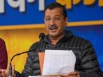 AAP national convener Arvind Kejriwal addresses a press conference. AAP national convener Arvind Kejriwal addresses a press conference.