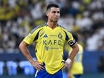 Al Nassr's Cristiano Ronaldo looks dejected after a match.