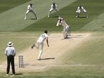 Australia's Usman Khawaja (top 2nd R) takes a catch to dismiss India's Virat Kohli on day five of the fourth Test match between Australia and India at the Melbourne Cricket Ground. Australia's Usman Khawaja (top 2nd R) takes a catch to dismiss India's Virat Kohli on day five of the fourth Test match between Australia and India at the Melbourne Cricket Ground.