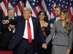 Donald Trump holds hands with former first lady Melania Trump after speaking to supporters at the Palm Beach County Convention Center. (AP File). Donald Trump holds hands with former first lady Melania Trump after speaking to supporters at the Palm Beach County Convention Center. (AP File).