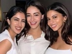 Ananya Panday talks about partying with Suhana Khan, Navya Nanda at Mannat. Ananya Panday talks about partying with Suhana Khan, Navya Nanda at Mannat.