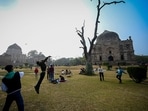 People enjoying as the weather gets cleared after two days of rains in National capital at Lodhi Garden in Delhi, on Sunday, December 29, 2024. People enjoying as the weather gets cleared after two days of rains in National capital at Lodhi Garden in Delhi, on Sunday, December 29, 2024.