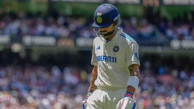Virat Kohli managed just five runs in the second innings of the Melbourne Test. (AP Photo/Asanka Brendon Ratnayake) (AP)