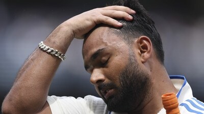 Rishabh Pant is yet to cross 50 in the series (AFP) Rishabh Pant is yet to cross 50 in the series (AFP)